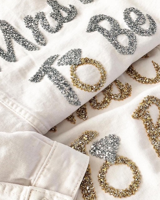 Personalised "Mrs To Be" Denim Jacket