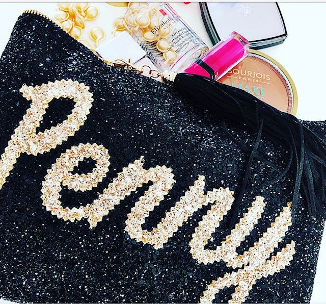 Full Glitter Personalised Clutch