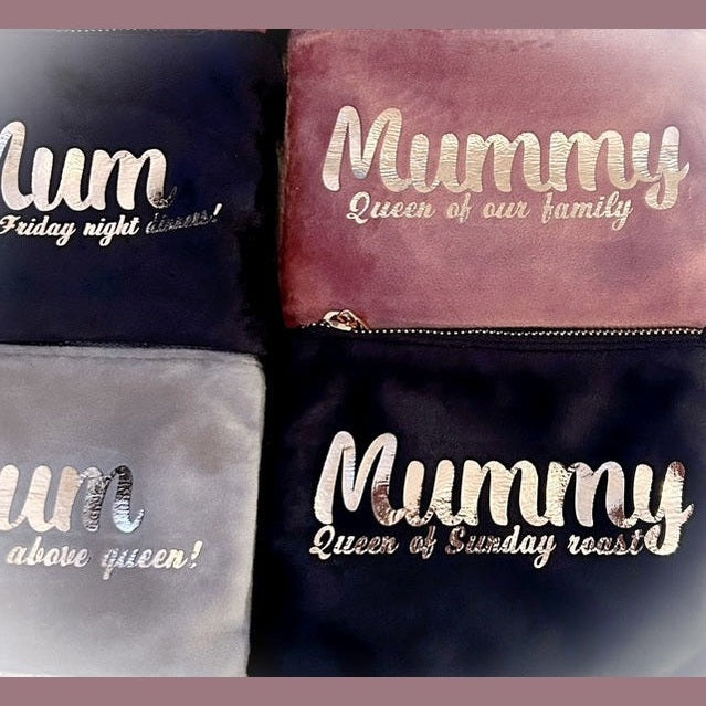 Queen Of... Velvet Purse