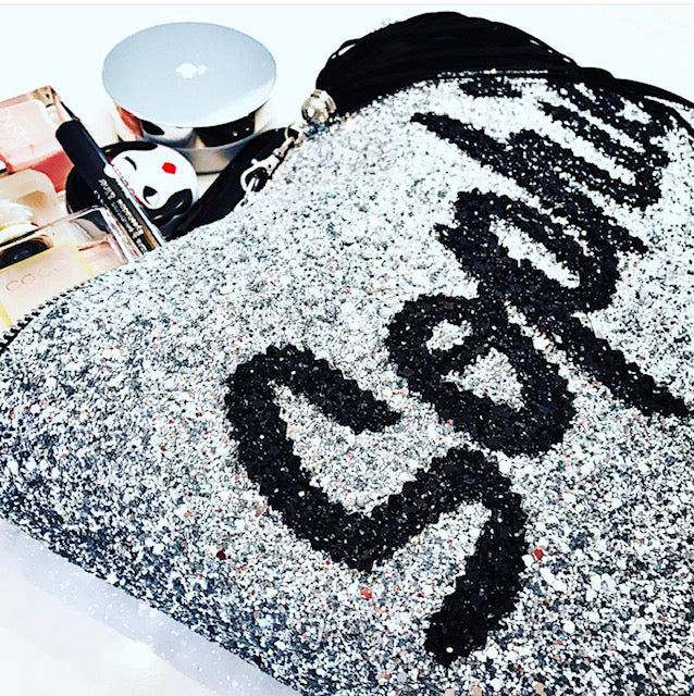 Full Glitter Personalised Clutch