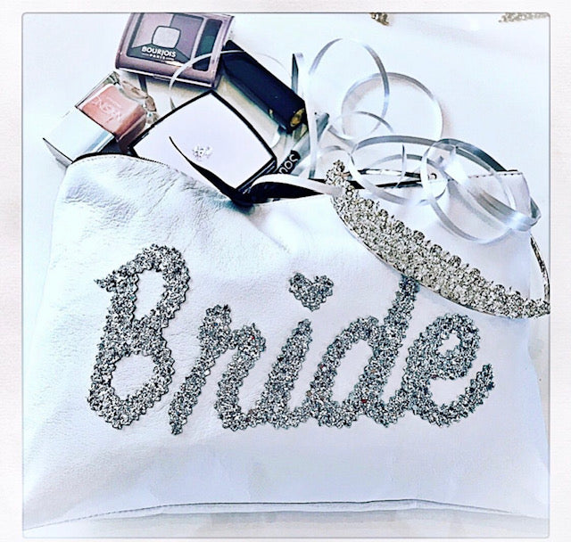 Bridal Leather Clutch