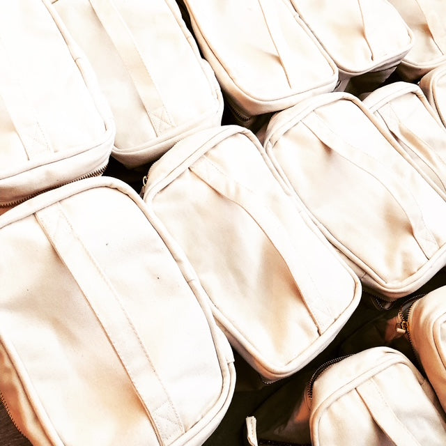 Personalised Canvas Vanity Bag