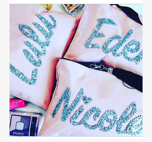 Personalised Leather Clutch