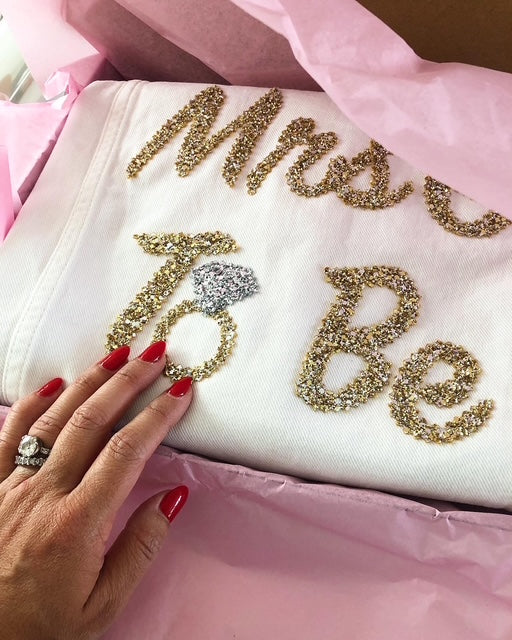 Personalised "Mrs To Be" Denim Jacket