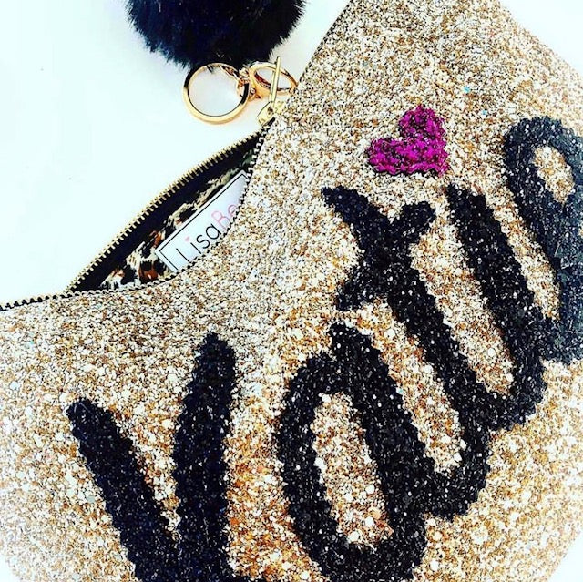 Full Glitter Personalised Clutch