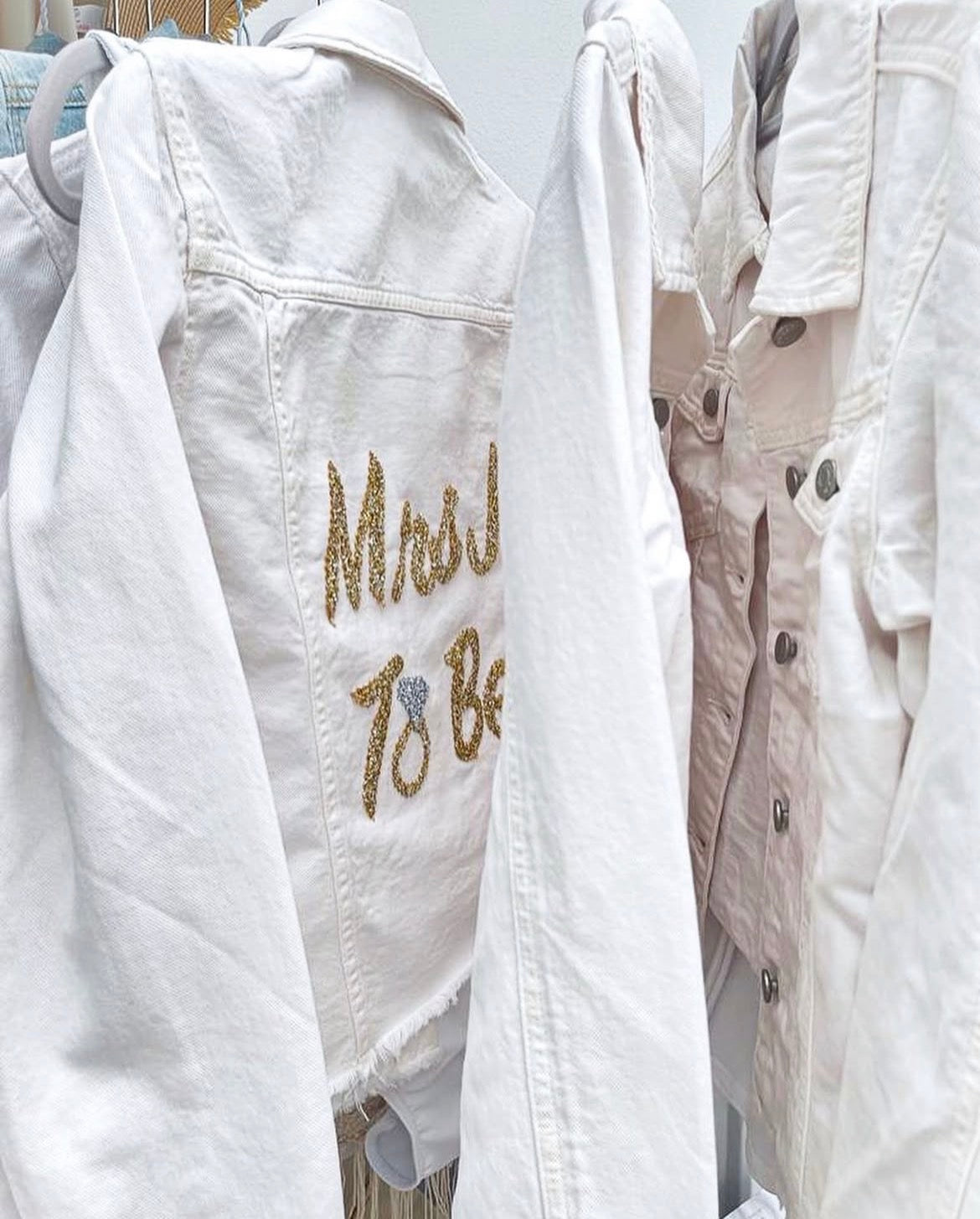 Personalised "Mrs To Be" Denim Jacket